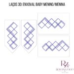 LAÇOS 3D: ENXOVAL BABY MENINO e MENINA - Image 2