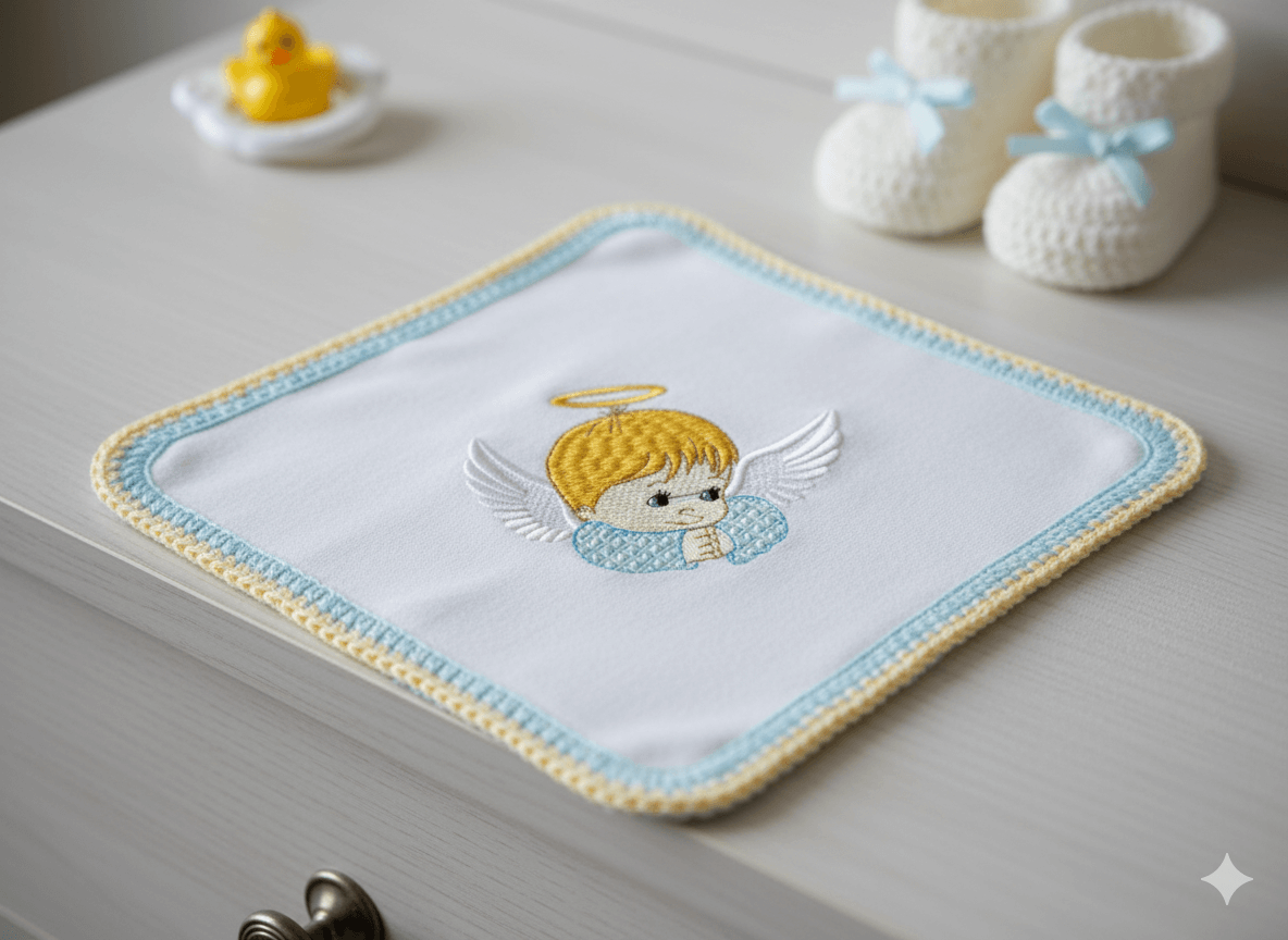 MATRIZ BORDADO ANJO MENINO 2 MATRIZ BORDADO ANJO MENINO - Image 1