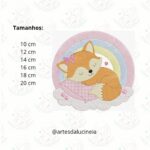 Matriz de bordado raposa ela dormindo 6 - avulsa - Image 2