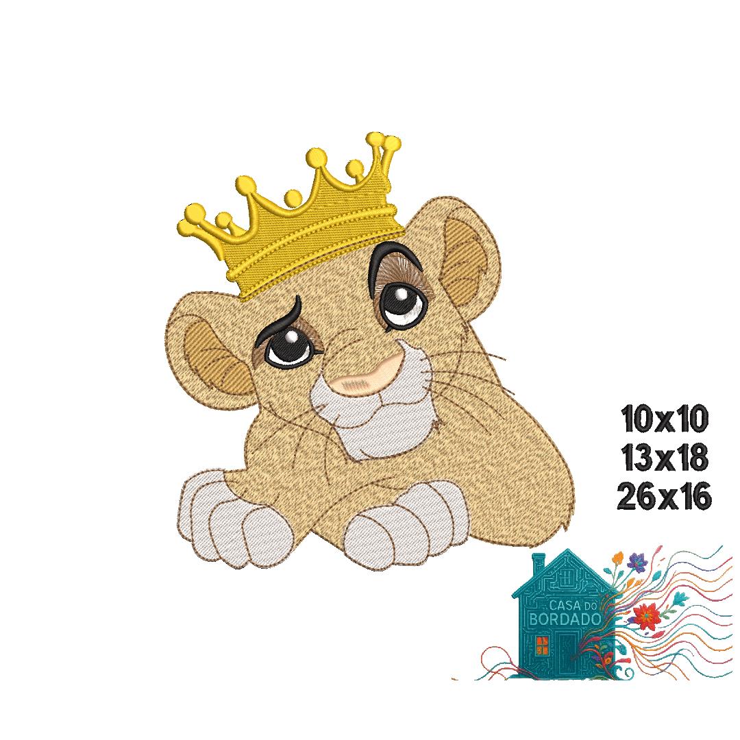 SIMBA-COROA Matriz de Bordado LeΓ£o Rei - Image 1
