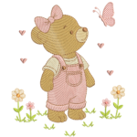 Matrizes de Bordado - Ursinha e Ursinho - Image 3