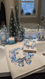 Matriz de bordado arabescos de natal 03 - Image 4