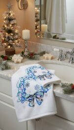 Matriz de bordado arabescos de natal 03 - Image 3