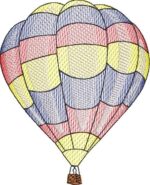 Matriz de bordado coleçao Balões de ar quente - Imagem 5