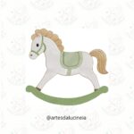 Matrizes de bordado cavalinho de balanço 5 - Avulso