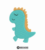 Coleção de Matrizes de Bordado Dinossauro Feliz - Imagem 4