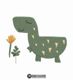 Coleção de Matrizes de Bordado Dinossauro Feliz - Imagem 5