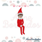 Matriz de Bordado Elfo de Natal