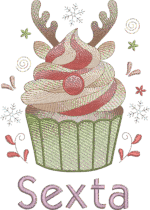 Coleção Semaninha Cupcakes Natalinos - Imagem 7