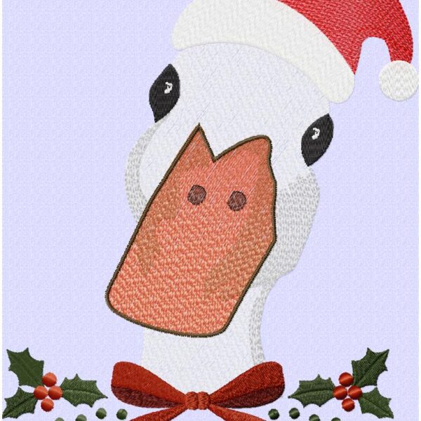 Beautiful duck Santa