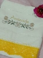 Matrizes de Bordado - Coleção Barrado Arabesco Flores e Palavras - Imagem 6