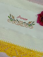 Matrizes de Bordado - Coleção Barrado Arabesco Flores e Palavras - Imagem 5