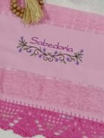 Matrizes de Bordado - Coleção Barrado Arabesco Flores e Palavras - Imagem 2