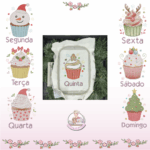 Coleção Semaninha Cupcakes Natalinos