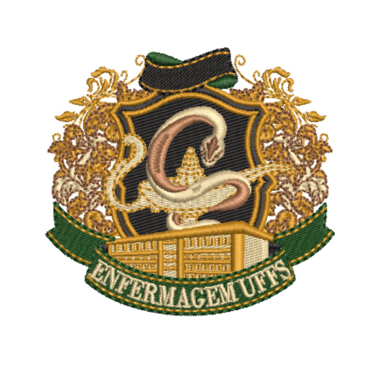 DIVIDIDO EM 4 PARTES (2) Matriz de Bordado Enfermagem Uffs CΓ³d 01350 - Image 1