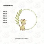 Matrizes de bordado coleção safari moldura - Imagem 9