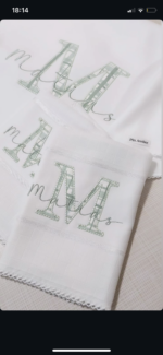 Combo Especial 2 Alfabetos - Aplique ou Vazado e Aplique com Flores - Imagem 8