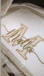 Combo Especial 2 Alfabetos - Aplique ou Vazado e Aplique com Flores - Imagem 9