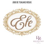 JOGO DE TOALHAS ROSAS - Imagem 10