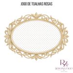 JOGO DE TOALHAS ROSAS - Imagem 9