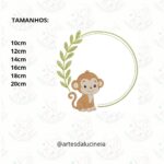 Matrizes de bordado coleção safari moldura - Imagem 7