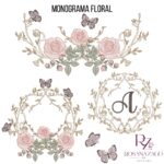 MONOGRAMA FLORAL