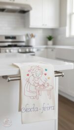 Coleção de Matrizes Semaninha Vovó na Cozinha (Redwork-ponto corrido) - Imagem 6