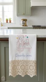 Coleção de Matrizes Semaninha Vovó na Cozinha (Redwork-ponto corrido) - Imagem 4