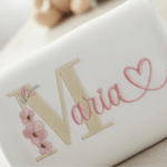 Alfabeto Flor Cerejeira + Brinde Borboleta para montagem - Imagem 6