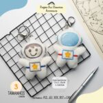 Matriz Chaveiro Duo Astronautas - Imagem 3