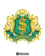 Matriz de Bordado Brasão do Curso de Medicina