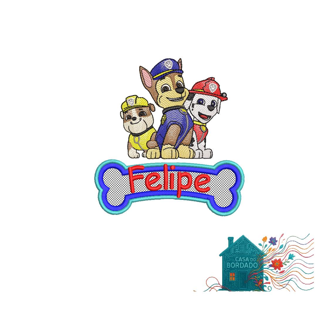 1.JPG patrulha canina 29.01 Matriz de Bordado PC Cachorrinhos - Imagem 1