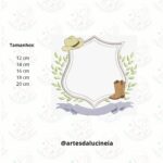 Matrizes de bordado trio moldura country - Image 4