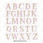 Matrizes de bordado coleΓ§Γ£o alfabeto 01