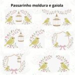 Matrizes de bordado coleção melodia no jardim - Imagem 2