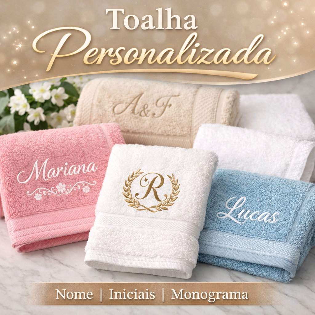 ChatGPT Image 2 de jan. de 2026 20_40_41 Toalha De Rosto PERSONALIZADA - Imagem 1