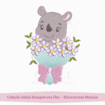 Coleção de Matriz de Bordado Safári Bouquet (Pontos Leves) - Image 4