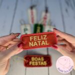 [Projeto na Bordadeira] Chaveiros Desejos de Fim de Ano - Natal - Imagem 2