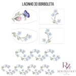 LACINHO 3D BORBOLETA
