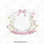 Matrizes de bordado trio Moldura floral - Imagem 3