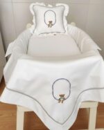 Matriz de Bordado Moldura Oval Ursinho Baby - Image 2