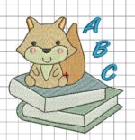 Matriz de Bordado Coleção Volta as aulas - Imagem 2