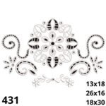 Matriz de bordado Combo COM RICHELIEUR 006 - Image 6