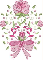 Matriz de Bordado Coleção Flores - Imagem 2