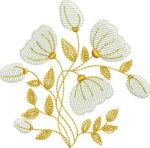 Matriz de Bordado Coleção Flores - Imagem 4