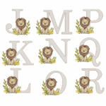 Alfabeto Leão Folhagem - Image 10