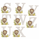 Alfabeto Leão Folhagem - Image 9