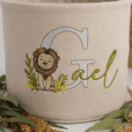 Alfabeto Leão Folhagem