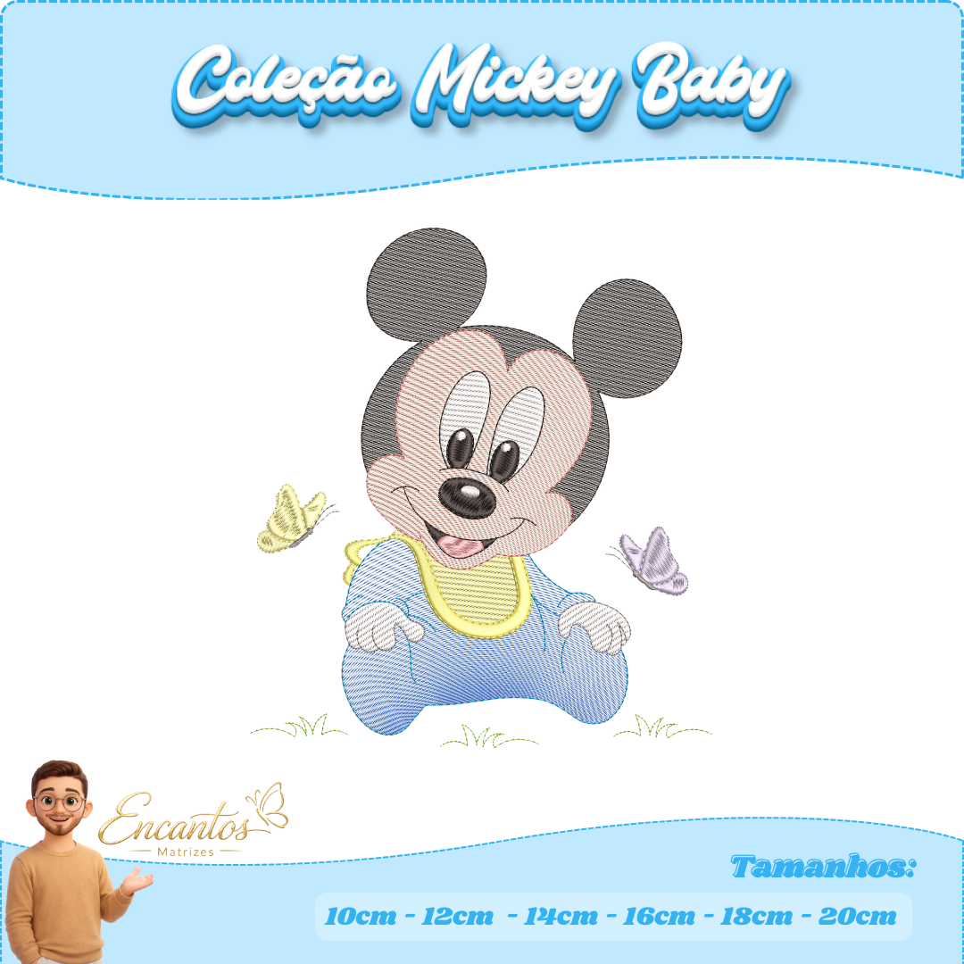 12 Coleção Mickey Baby - Imagem 1