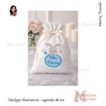 Matriz de Bordado - Plaquinhas com Coelhinho e Corações